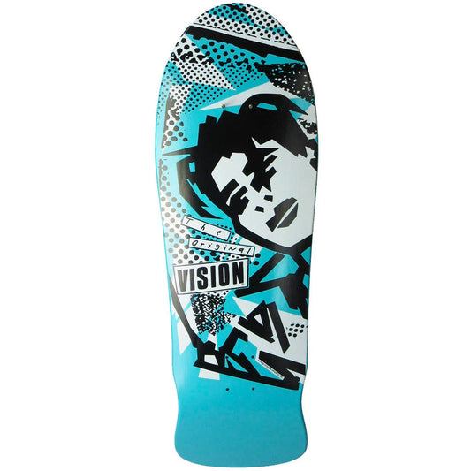 Vision Skateboards Deck Mark Gonzales Turquoise Dip 10" Reissue