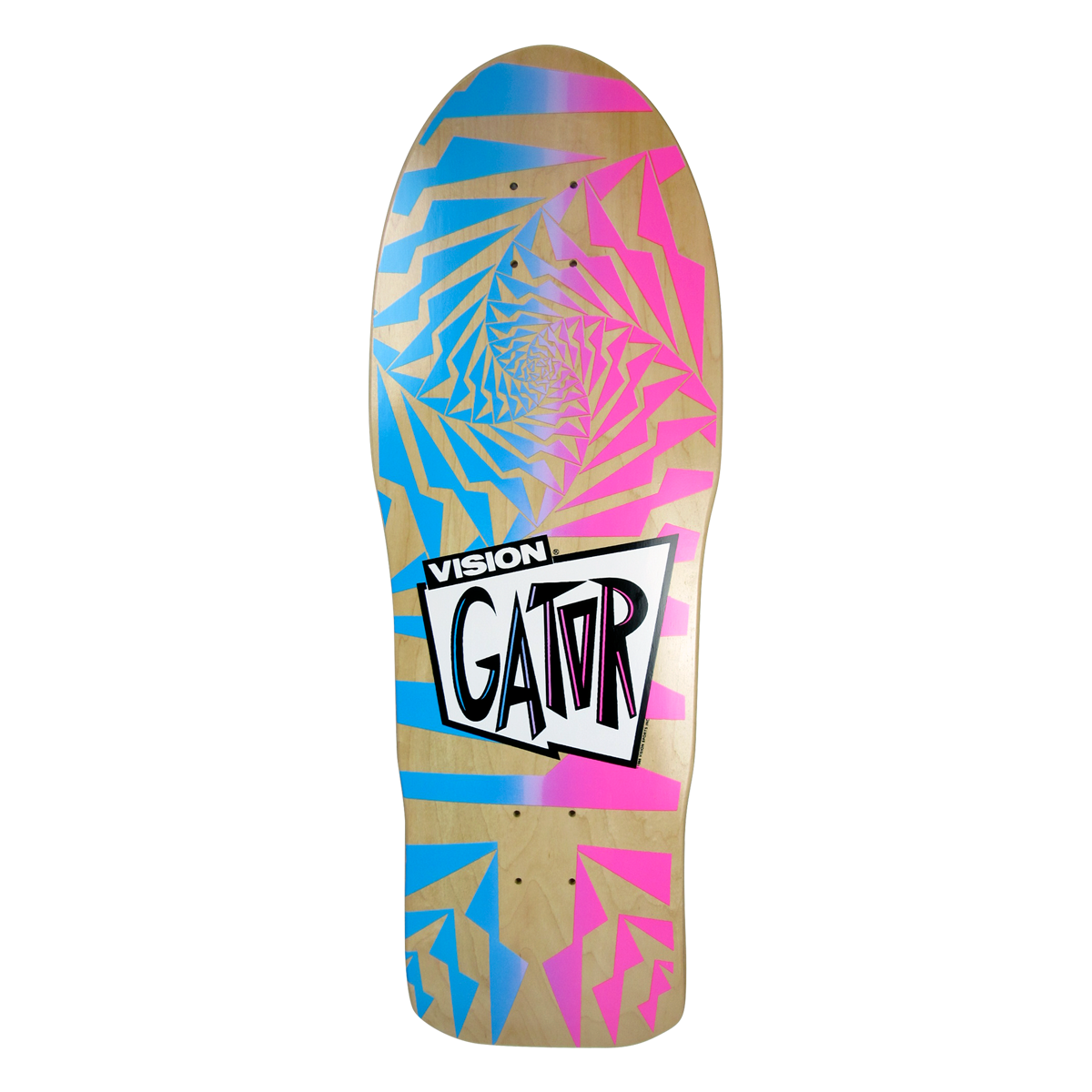 Vision Skateboards Deck Gator Ii Natural Fade 10 25 Reissue