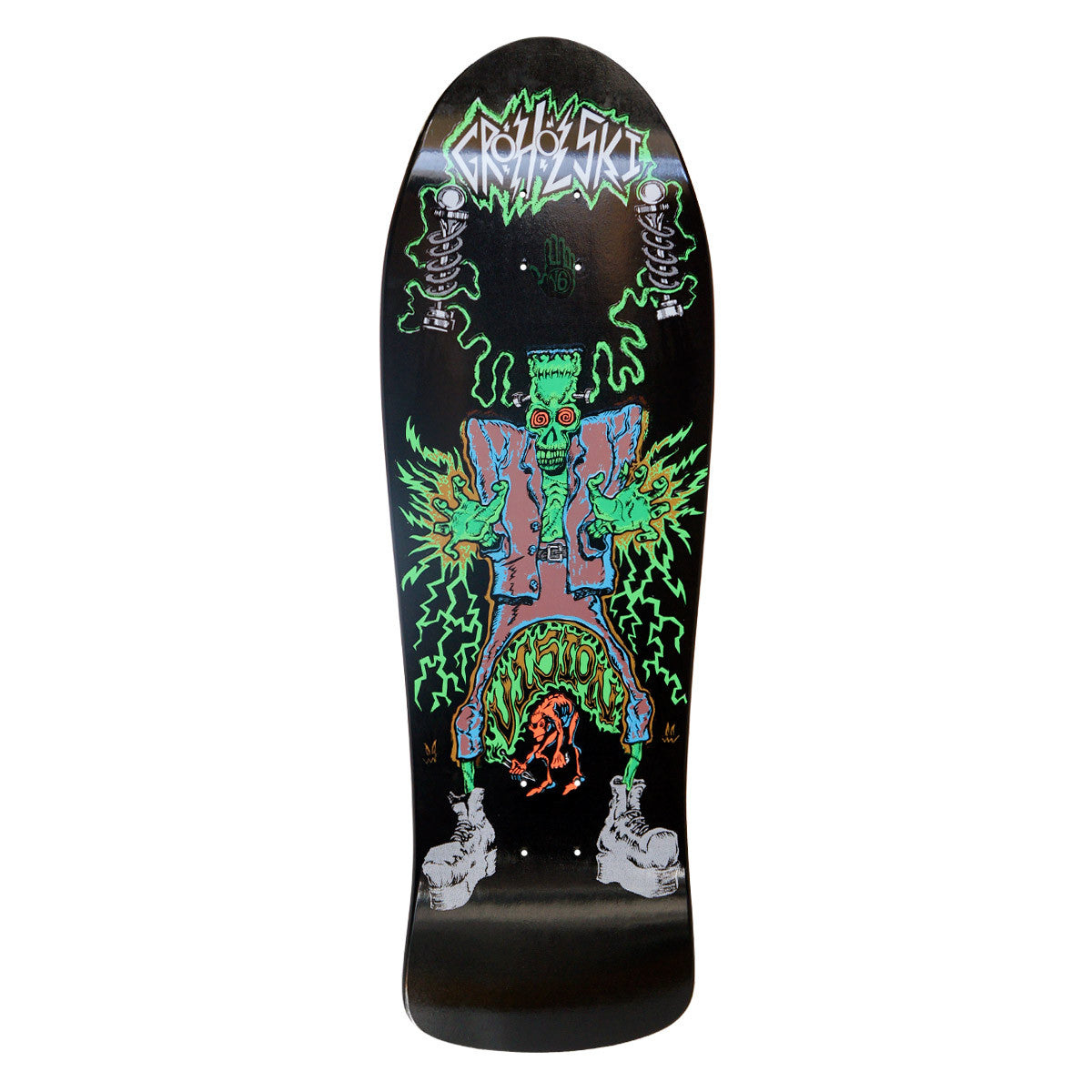Vision Skateboards Deck Groholski Frankenstein Black 10.25" Reissue