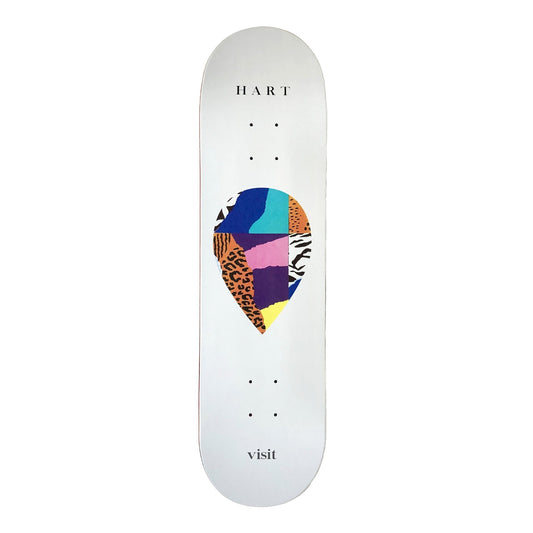 Visit Skateboard Deck Scrap Kelly Hart 8.375"