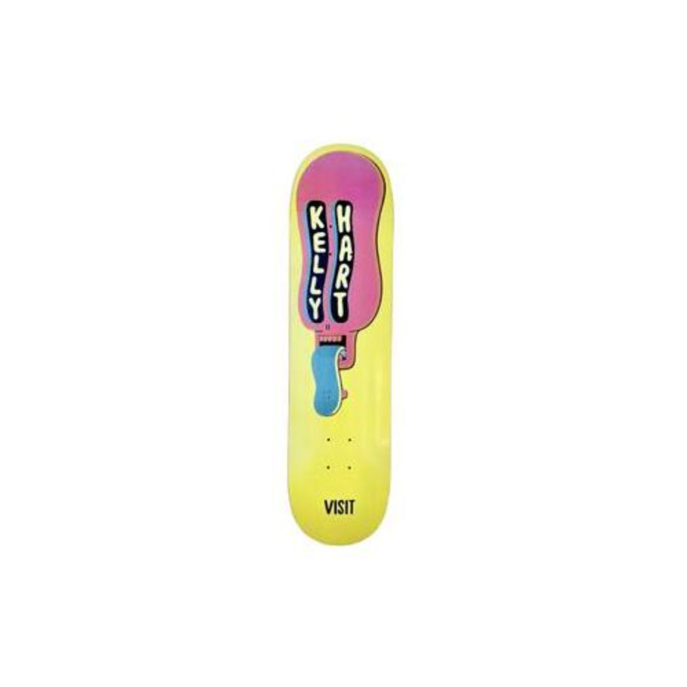 Visit Skateboard Deck Skull Kelly Hart 8 25