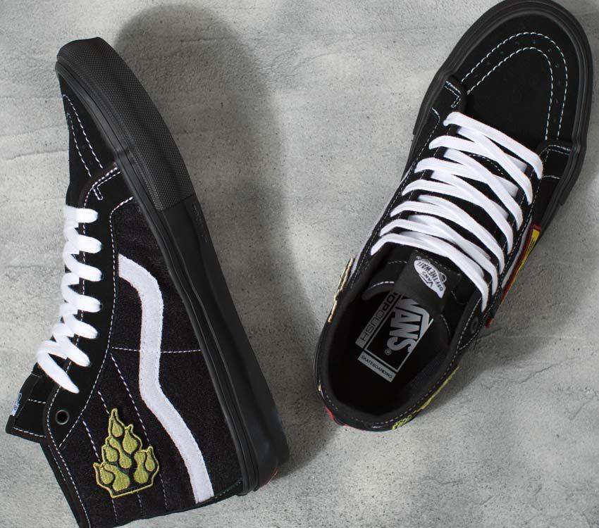 Vans Shoes SKATE Sk8-Hi x Elijah Berle Black Black US SIZE Skateboard Sneakers
