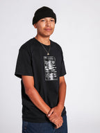 Volcom X Louie Lopez Tee Night Blur Black Skateboard T Shirt
