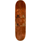 Wknd Skateboard Deck Gold Logo Brown Veneer 8 125