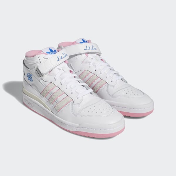 Adidas Shoes Forum 84 Mid Adv X Mxa Lil Dre White Pink Skateboard Sneakers