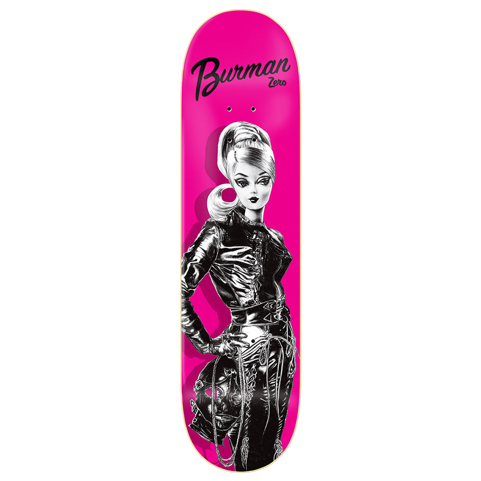 Zero Skateboard Deck Dane Burman Barbie 8 25