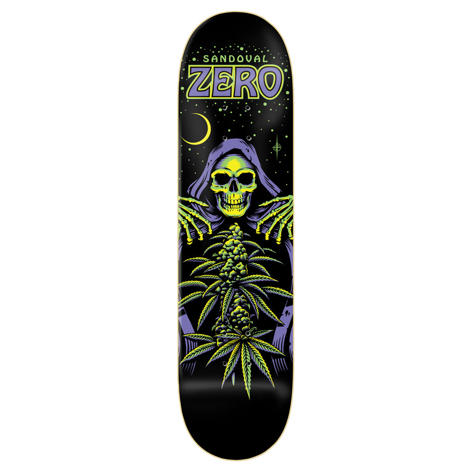 Zero Skateboard Deck Tommy Sandoval Grim Reefer Bl 8 5