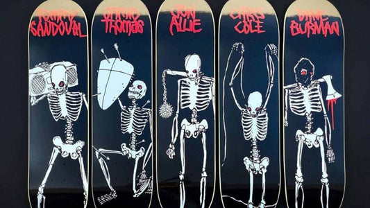 FULL SET - Zero Skateboards The Living Dead Series 5 Decks (Collectors Set)